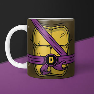 TMNT DONATELLO Coffee Mug, Teenage Mutant Ninja Turtles Gift
